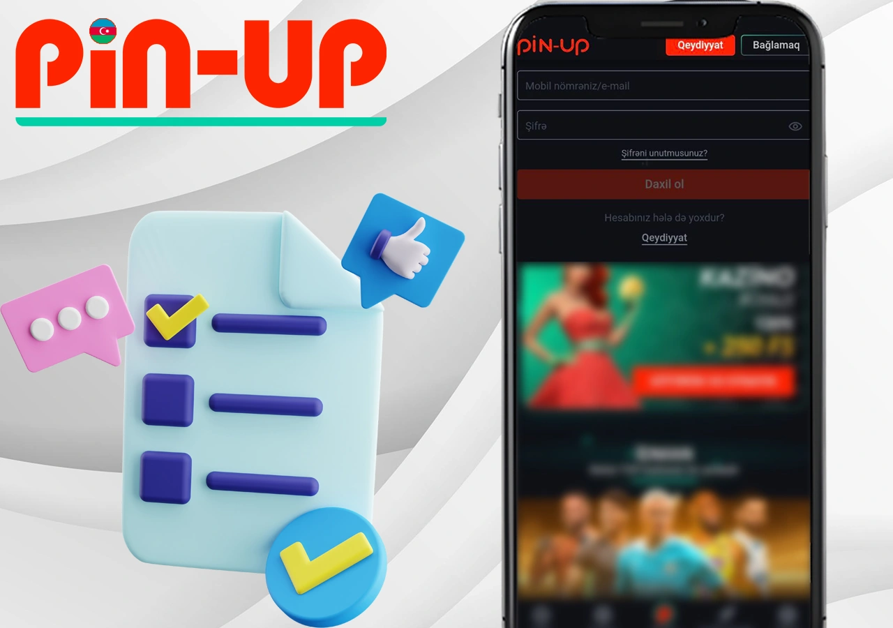 Pin Up bookmaker account login guide